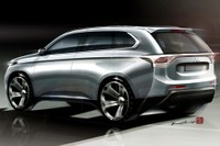 【ジュネーブモーターショー12】三菱 アウトランダー 新型…日本発のデザインを感じて 画像