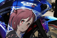 【東京モーターサイクルショー12】ついにホンダが公式にアニメ『わんおふ』の痛単車を制作! 画像