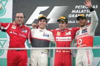 ハミルトン「ポディウムフィニッシュなら不満はないよ」…F1マレーシアGP 画像