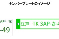 横長ナンバーはいかが? 国交省懇談会が意見募集 画像