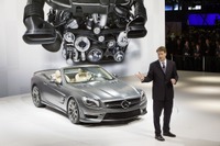 【ニューヨークモーターショー12】メルセデス SL65AMG、マット仕上げの45周年記念車 画像