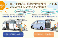 【バリアフリー12】日産、キャラバン の福祉車両などを初披露 画像