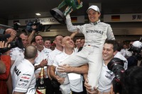 ロズベルグ「人生で一番長いレースだった」…F1中国GP 画像