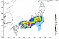 明日は広い範囲で天気が不安定に 画像