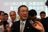 富士重吉永社長、中国合弁生産延期「アメリカを具体的に進める」 画像