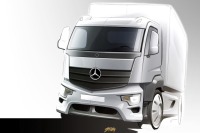 メルセデスベンツ、新型トラックを予告…ANTOS 画像