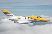ホンダジェット、飛行試験用量産型4号機が初飛行に成功 画像