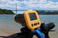 自転車や車に搭載… 20m防水・フルHDデジタルビデオカメラ 画像