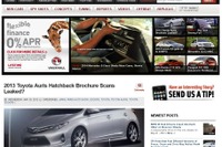トヨタ オーリス 次期型?! …海外メディアスクープ 画像