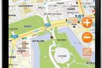 地図マピオン、iPhoneアプリ…軽快なスクロール 画像