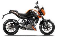 KTM ネイキッドモデル 200デューク 国内販売開始 画像