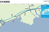 山陽新幹線、福山駅~三原駅間トンネル内、携帯が利用可能 画像