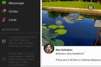 Google+のアプリがタブレットに最適化 画像