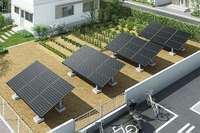 LIXIL、地上設置型の小規模太陽光発電システム発売 画像