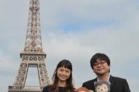 宮﨑あおい「おおかみこどもの雨と雪」パリで挨拶 画像