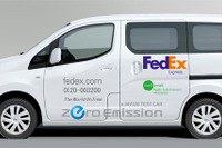 日産、EV商用車 e-NV200 の実証運行をFedExと開始  画像