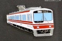 鉄道車両デザインのピンバッジ…全国登山鉄道パーミル会 画像