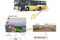 【リコール】三菱ふそう、大・中型バス4車種…排気ガスが漏れるおそれ 画像