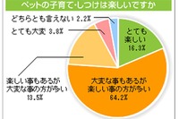 飼い主の8割がペットの子育てやしつけ楽しい…アニコム損保 画像