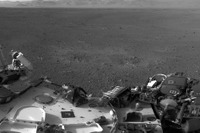 火星の荒涼たる地平…キュリオシティからの便り 画像