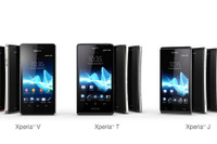 ソニー、新型XperiaはT/V/Jの3兄弟 画像
