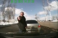 ロシアの交通トラブル、身が凍りつく瞬間［動画］ 画像