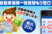 SBI、自動車保険一括見積もり請求サービスをドコモ dメニューに掲載開始 画像