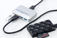 4ポートに増設可能なUSB3.0ハブ 画像