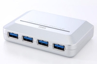 4ポートに増設可能なUSB3.0ハブ 画像