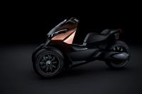 【パリモーターショー12】プジョーのHVスクーターコンセプト、ONYX …モーターバイクにも変身 画像