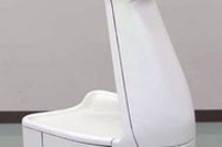【福祉機器展12】日本精工、障害物回避先導ロボットを出展 画像