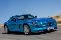 【パリモーターショー12】メルセデスベンツ SLS AMG の市販EV…4モーターで最大出力750ps 画像