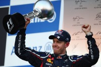 【F1 日本GP】ベッテル「何から何まで最高」…表彰台ドライバーコメント 画像