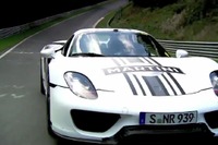ポルシェのPHVスーパーカー、918スパイダー…ニュルを攻める［動画］ 画像