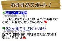 紅葉&キャンプ場情報、ケータイ向けMapFanで配信開始…インクリメントP 画像