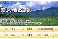 テーマ別スポット第4弾、絶景・美しい自然風景を公開…MapFan Web 観光楽地図 画像