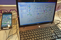 【2012 Japan IT Week 秋】速度制限や一時停止情報を元に安全運転までも運行管理 画像