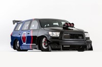 【SEMAショー12】トヨタのフルサイズSUV、セコイアにドラッグレーサー…0‐400m加速は9秒台 画像