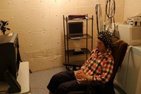 電動車いすを脳でコントロール、ATRなどが実験に成功 画像