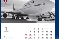 デルタ航空、2013年版航空カレンダーを発売 画像