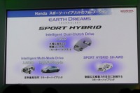 【ホンダミーティング12】DCTと1モーターを組み合わせた小型車向けハイブリッドシステムを開発 画像