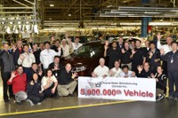 トヨタ、カナダ生産が累計500万台達成 画像