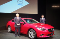 【マツダ アテンザ 新型発売】山内社長、国内のディーゼル比率は6割を目標 画像