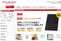 カナディアンソーラー、伯東のメガソーラーに太陽電池モジュールを供給 画像