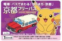 京都フリーパスにポケモンデザイン 画像
