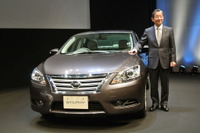 【日産 シルフィ 発売】志賀COO、120か国で年間50万台の販売を計画 画像