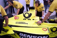 【ホンダF1ストーキング】佐藤琢磨ジョーダンをドライブ---大興奮!! 画像
