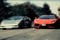 ランボルギーニ アヴェンタドール、カウンタックと競演［動画］ 画像