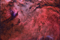 光り輝く星雲…NGC6188とNGC6164 画像