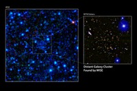77億光年の銀河集団を発見 画像